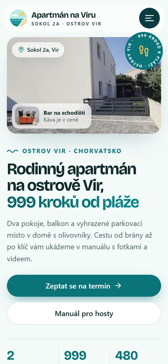 Web hrvir.cz na telefonu