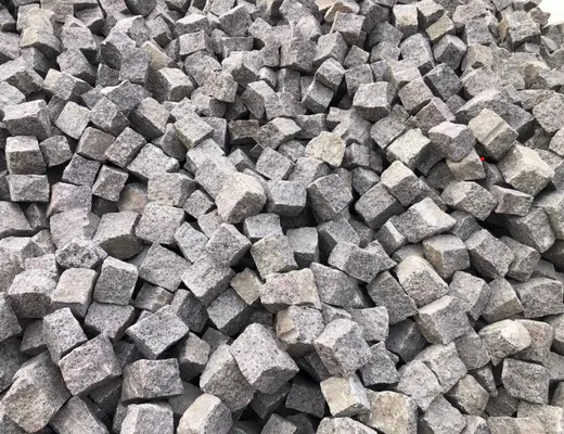 Dlažební kostky 8/10 cm z lomu Žernovka
